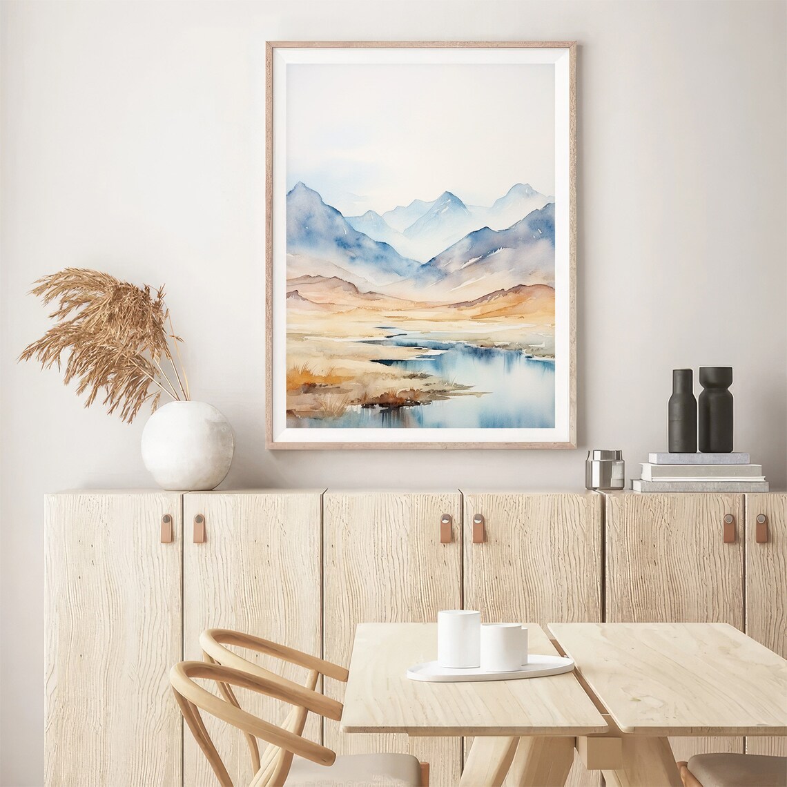 Colorado Mountains Watercolor Painting Art Print - Image 5