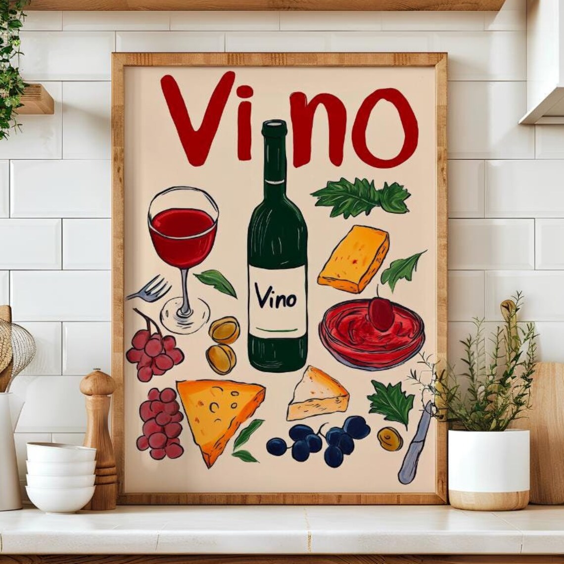 Retro Psychedelic Verano Poster, Summer House Decor