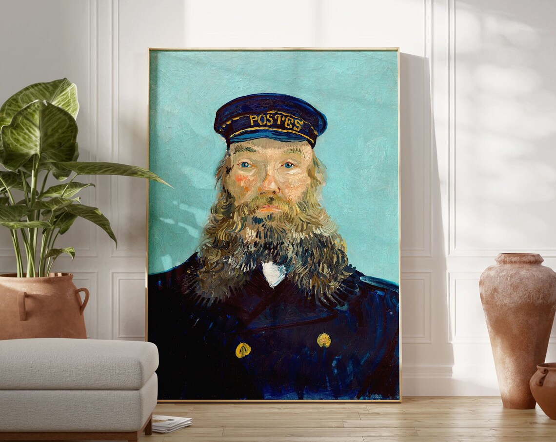 Vincent Van Gogh Portrait of the Postman Classic Museum Art Poster