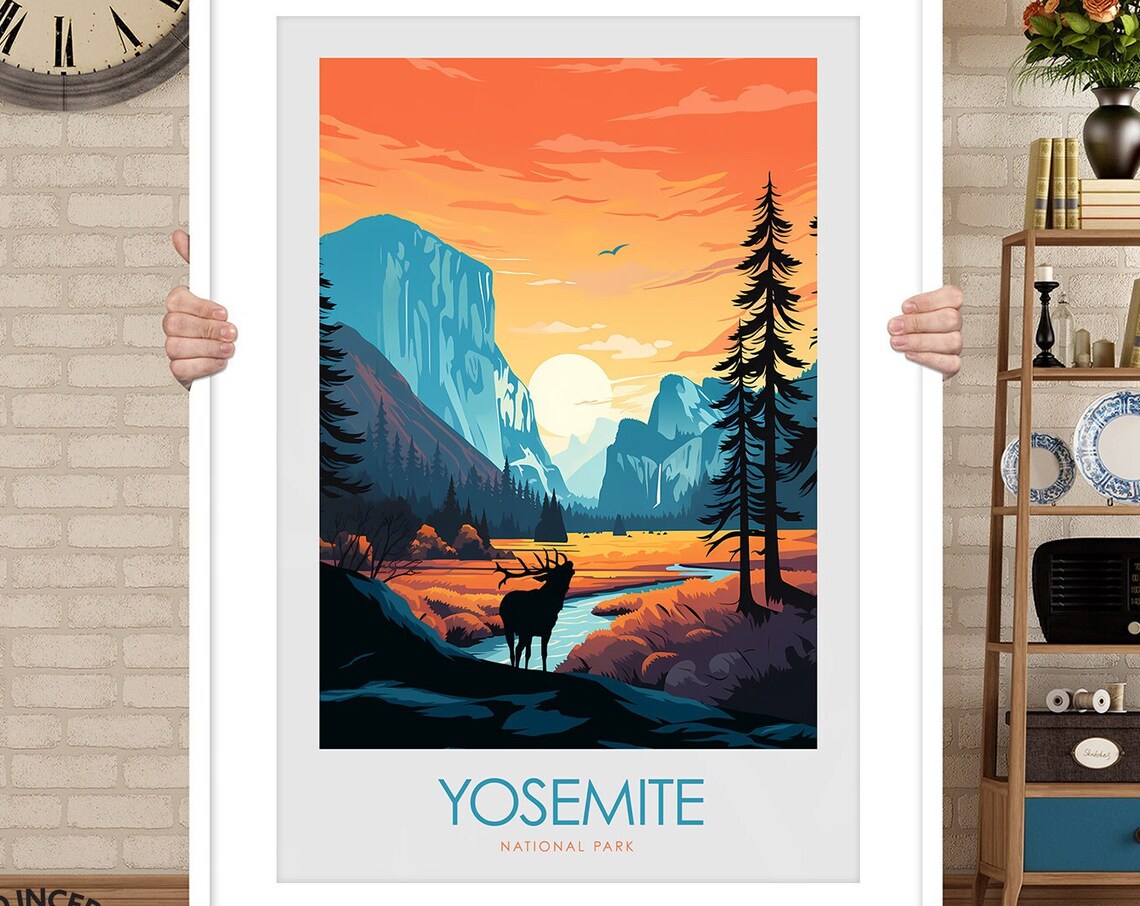 Yosemite National Park Home Decor Poster - Image 3