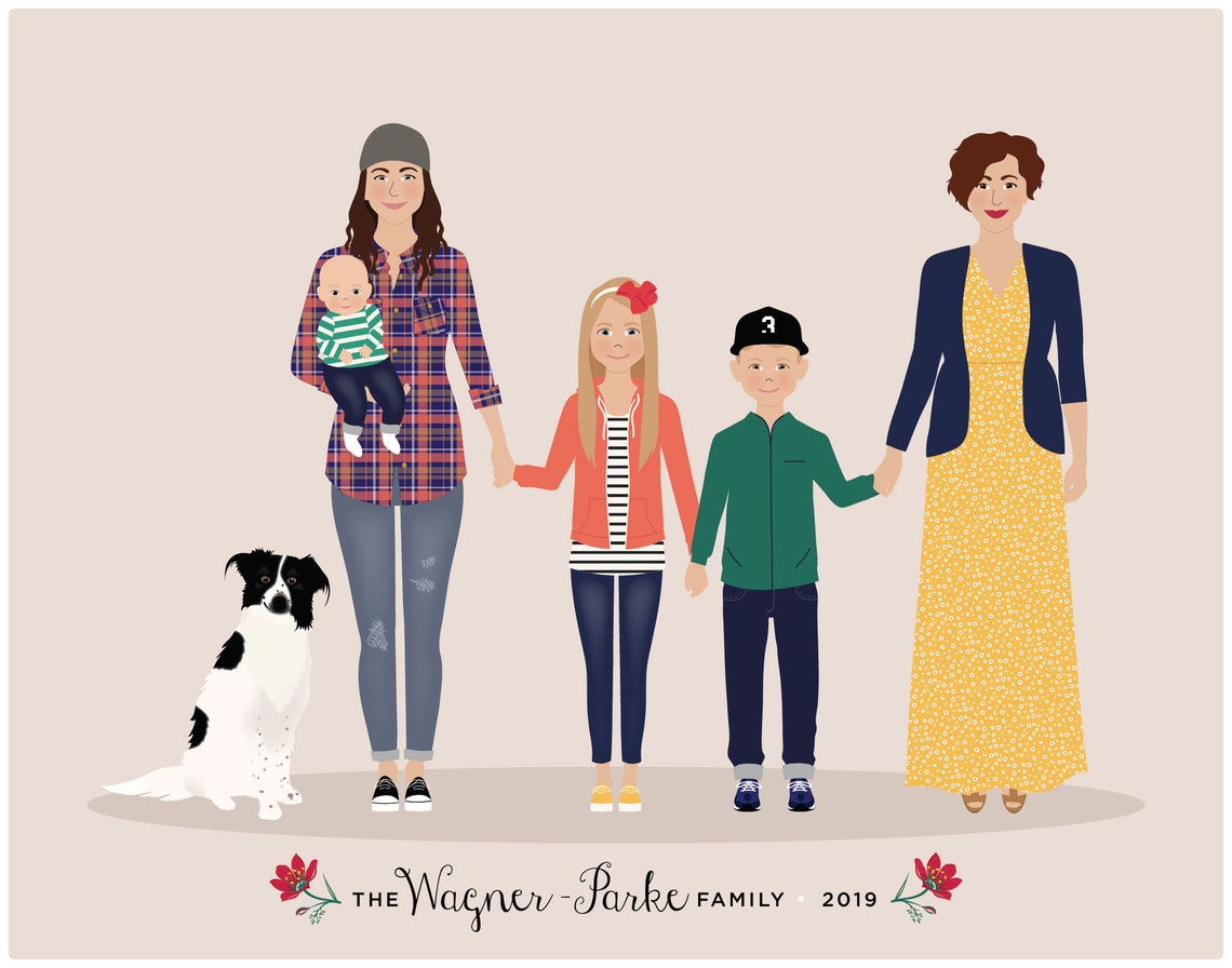 Custom Portrait, Bespoke Art Print - Image 2