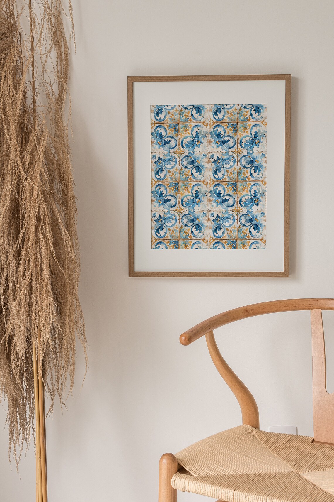 Mediterranean Tiles Travel Poster, European Wall Decor - Image 3