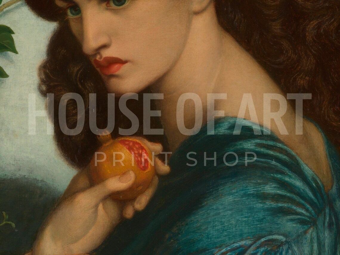 Vintage Roman Goddess Proserpina Art Print - Image 2