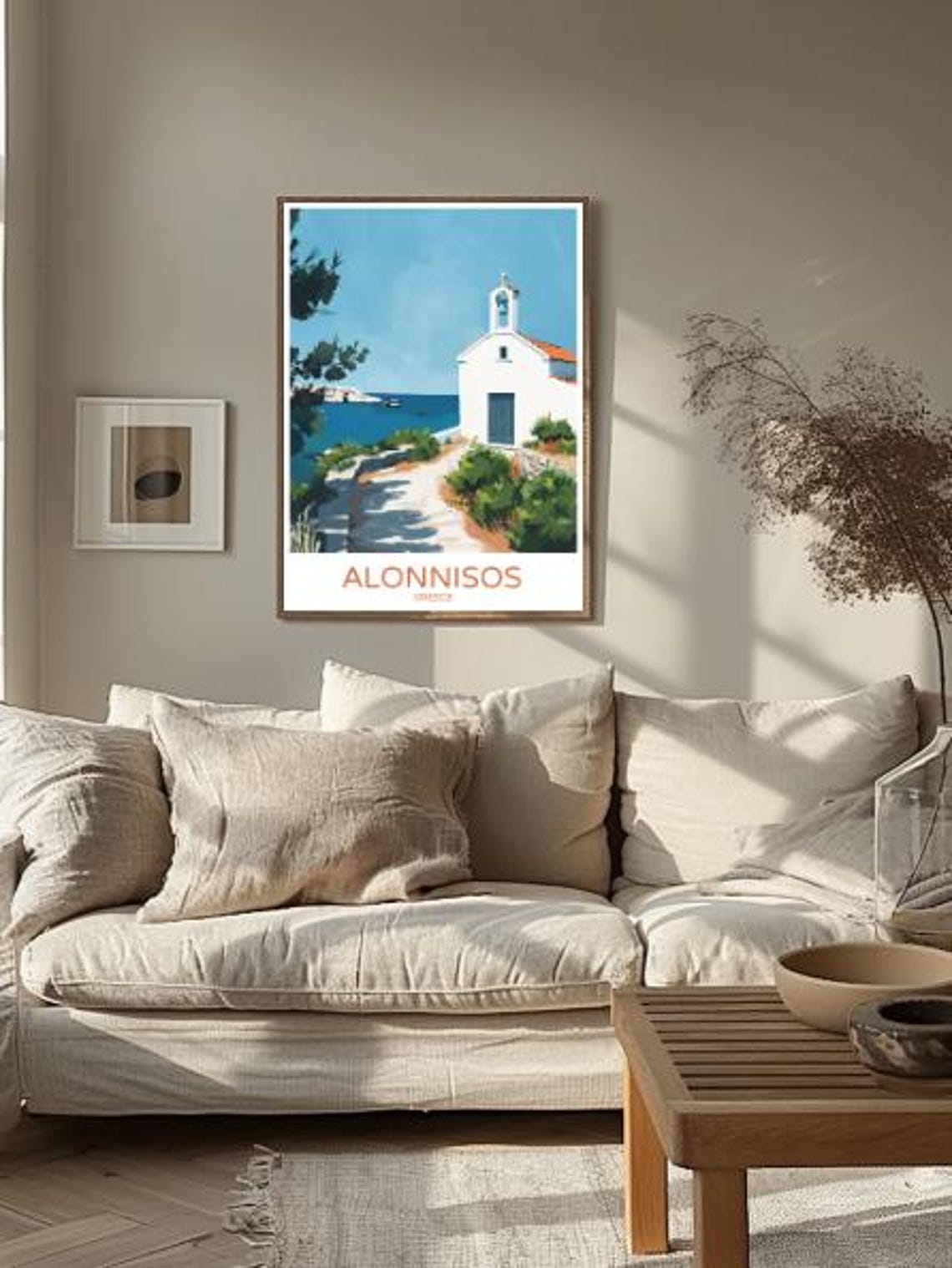 Alonnisos Travel Poster Greek Island Wall Art Scenic Aegean Landscape Print Alonnisos Decor Greece Travel Gift Island Artwork - Image 2