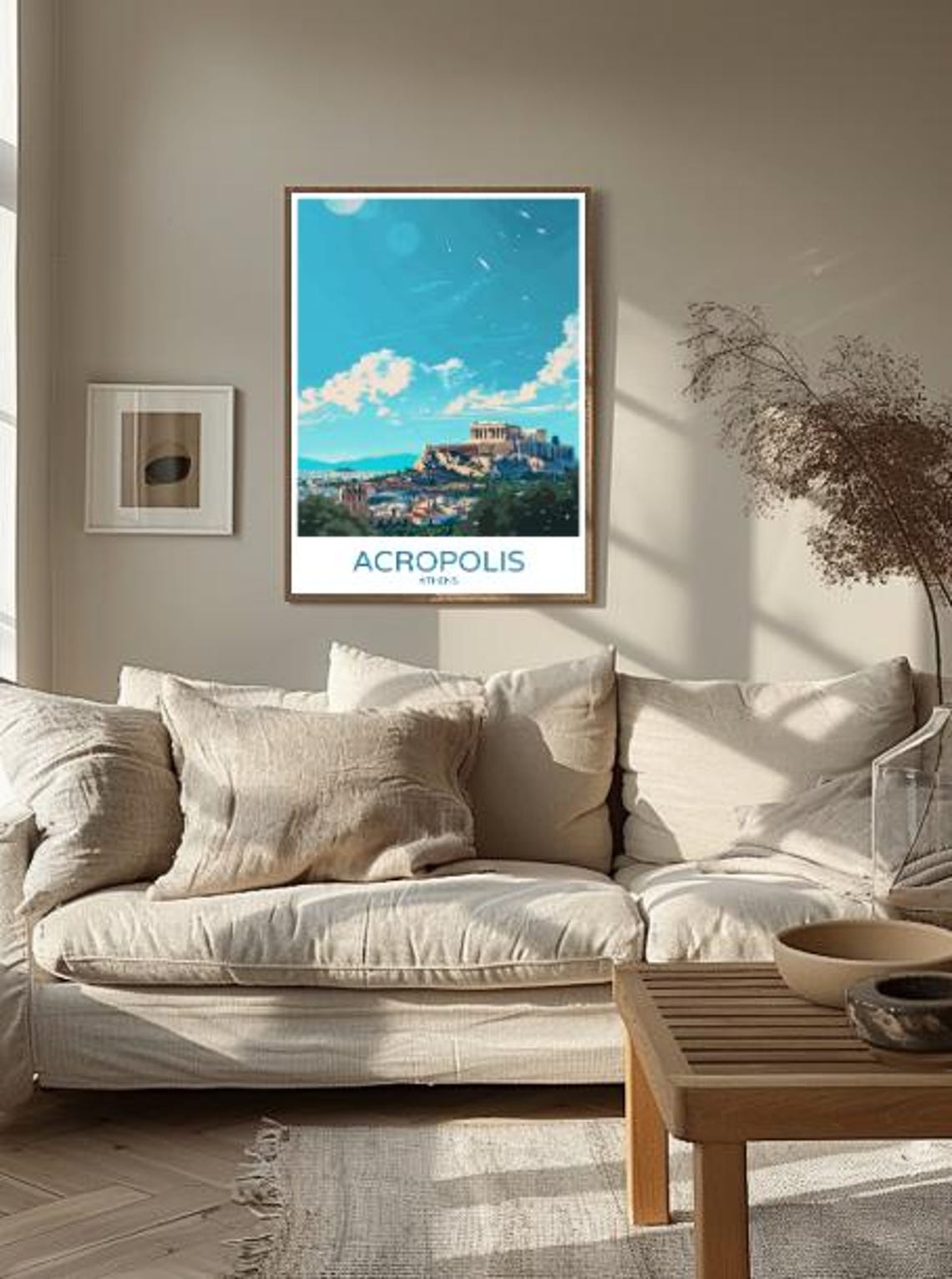 Athens Greece Acropolis Parthenon Hilltop Landmark Travel Poster - Image 2
