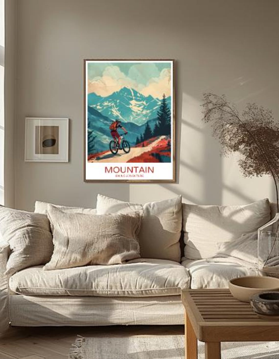 Mountain Biking Adventure Poster on a Scenic Alpine Trail Ride - Image 2