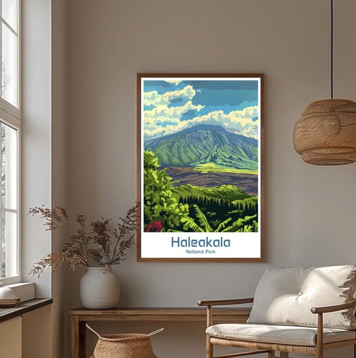 Haleakala National Park Volcano Crater Sunrise Hawaiian Poster - Image 4