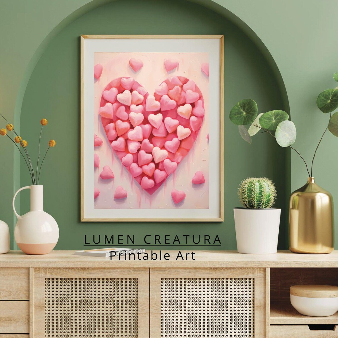 Valentines Day Heart, Romantic Gift For Her - Image 3