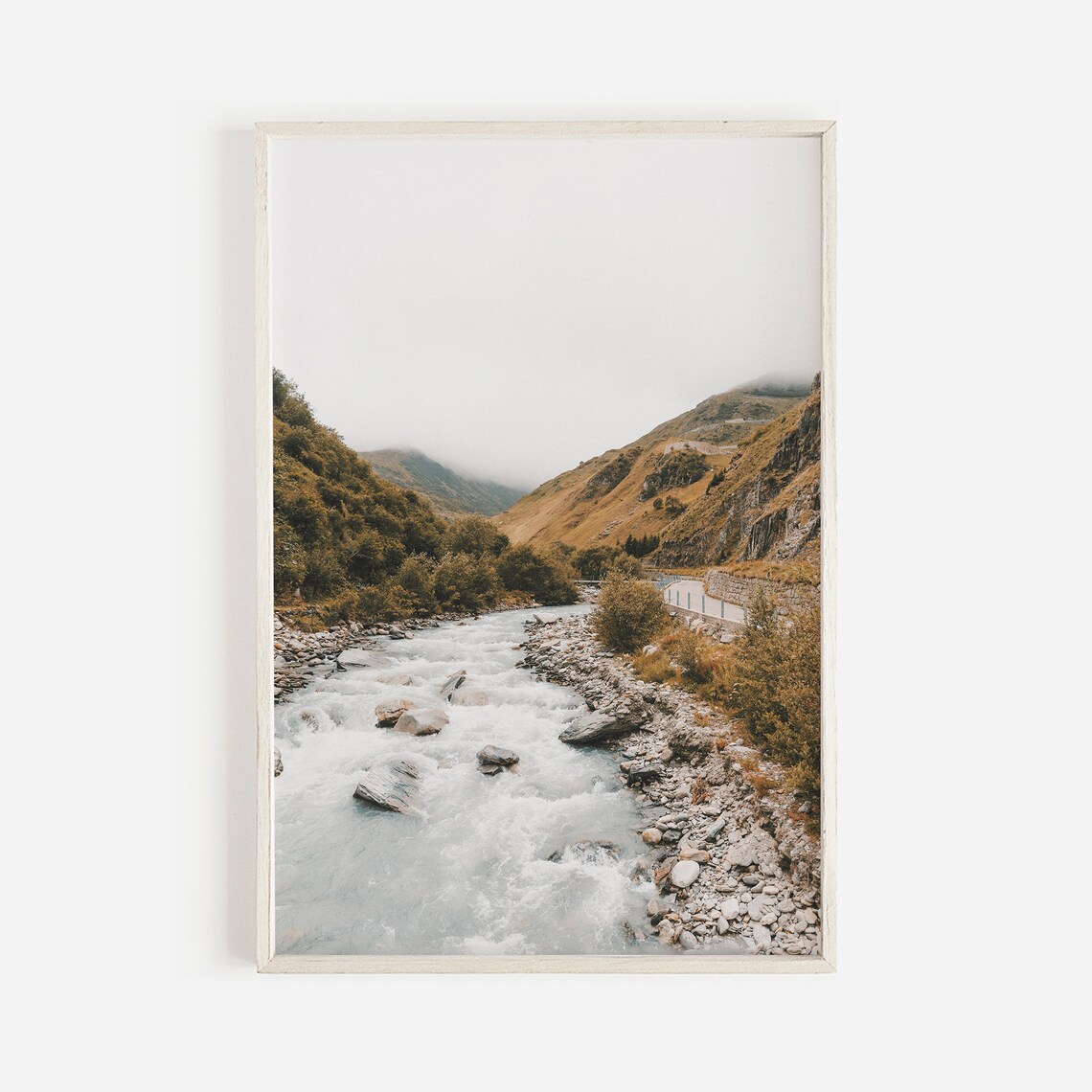 Iceland Landscape Travel Poster, Nordic Wilderness