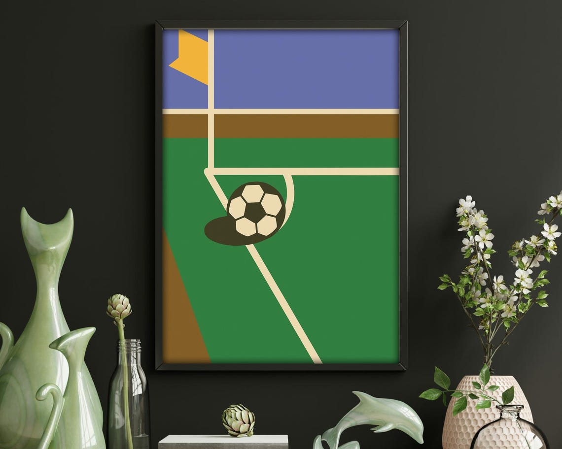 Soccer Sport Wall Art Print - Image 2