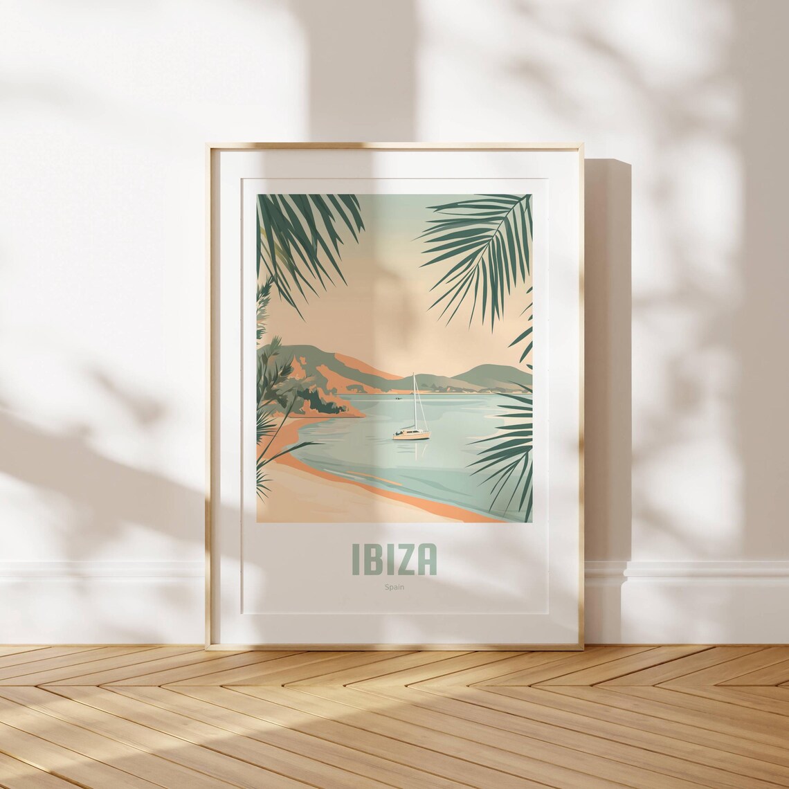 Ibiza Vintage Travel Poster, Spain Travel Poster - Image 2
