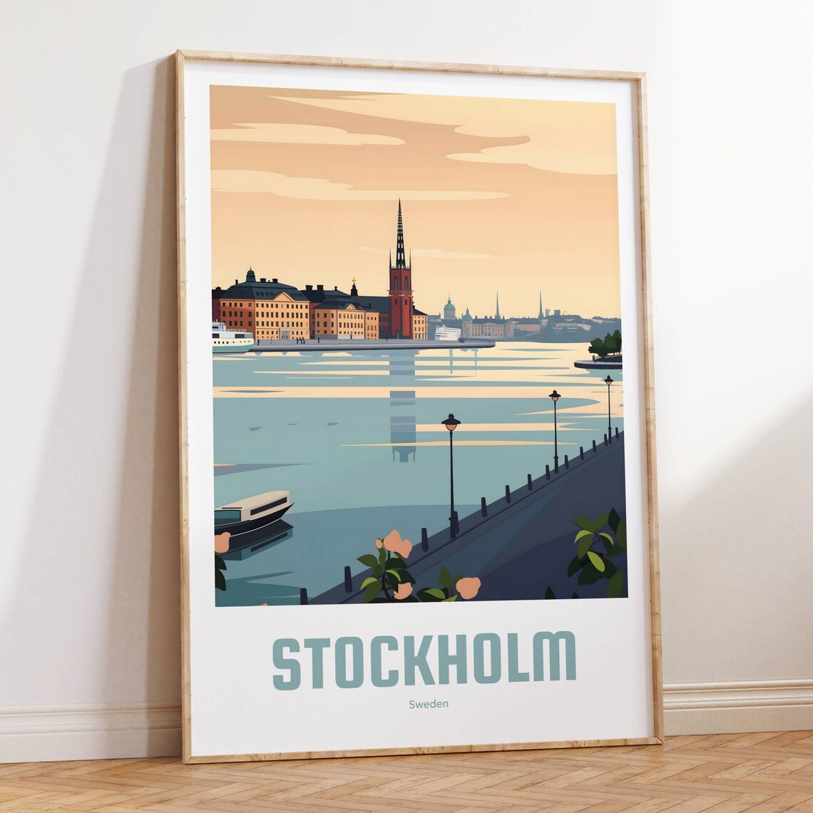 Stockholm Vintage Travel Poster, Travel Poster - Image 4
