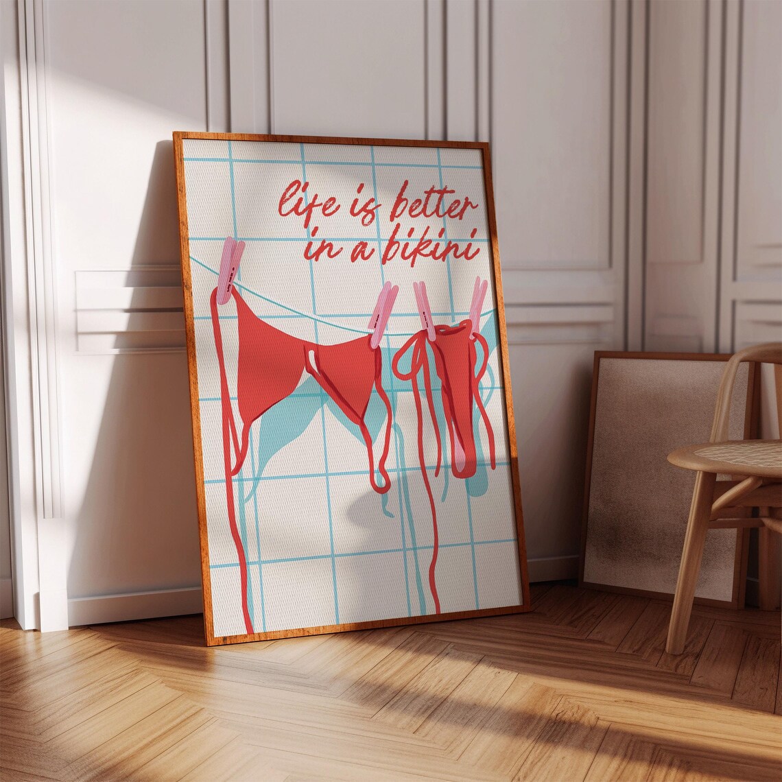 Life Is Better In A Bikini Quote Poster