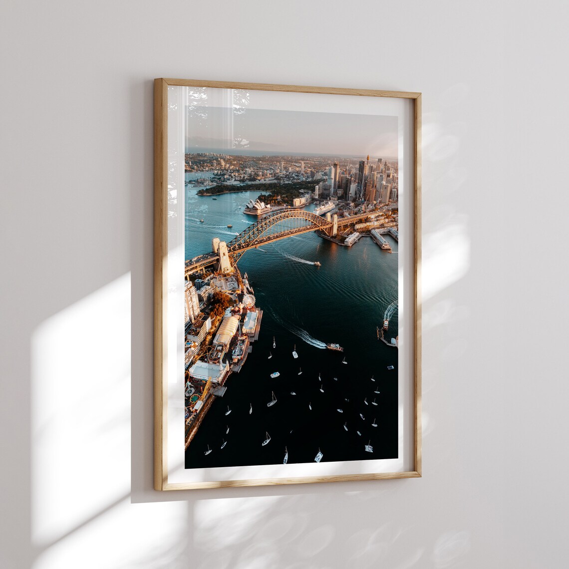 Sydney Harbour Travel Poster, Lavender Bay Landmarks - Image 3