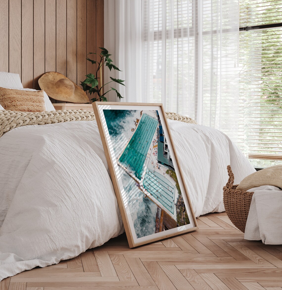 Sydney Bondi Beach Icebergs Art Print, Australia Coastal - Image 3