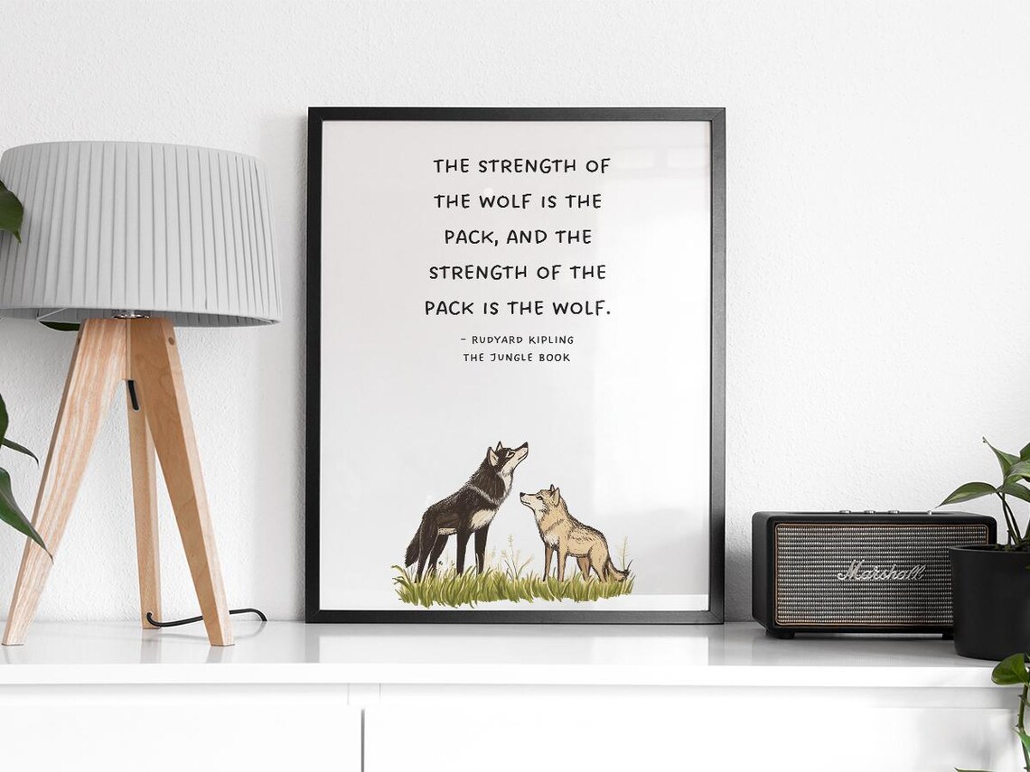The Law Of The Jungle, Nursery Kids Decor - Image 2