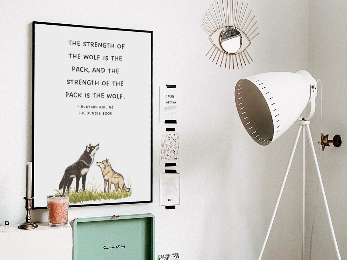 The Law Of The Jungle, Nursery Kids Decor - Image 3