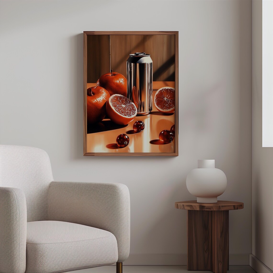 Pedro Campos Inspired Photorealism Print Hyperrealistic Object Posters Modern Realism Wall Decor Realistic Soda Can Fruit Art Print - Image 2