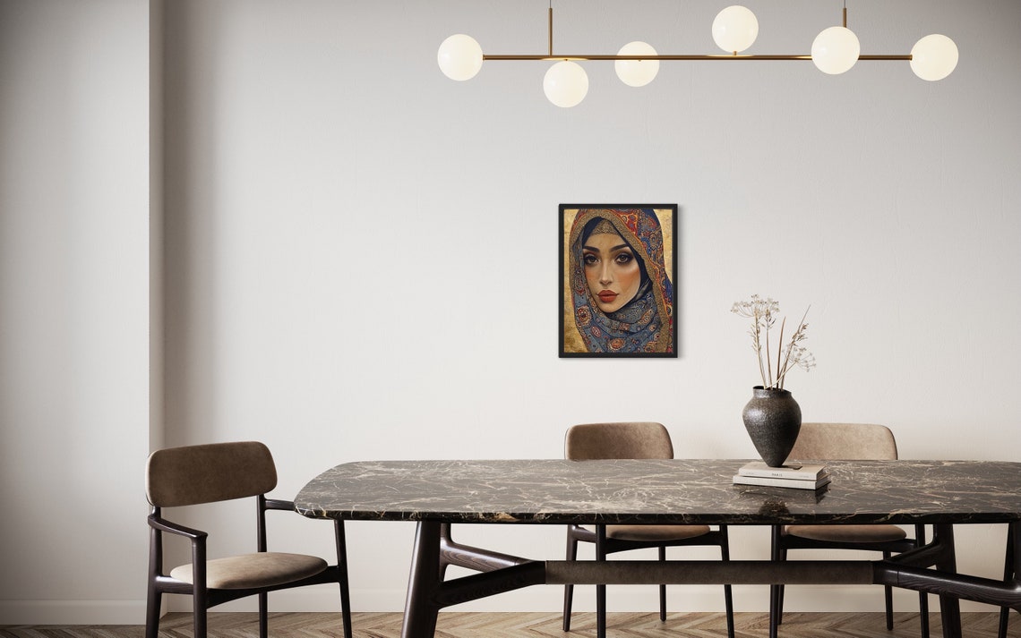 Islamic Woman Poster Art Print Religion Wall Art Decoration Artwork - Image 3