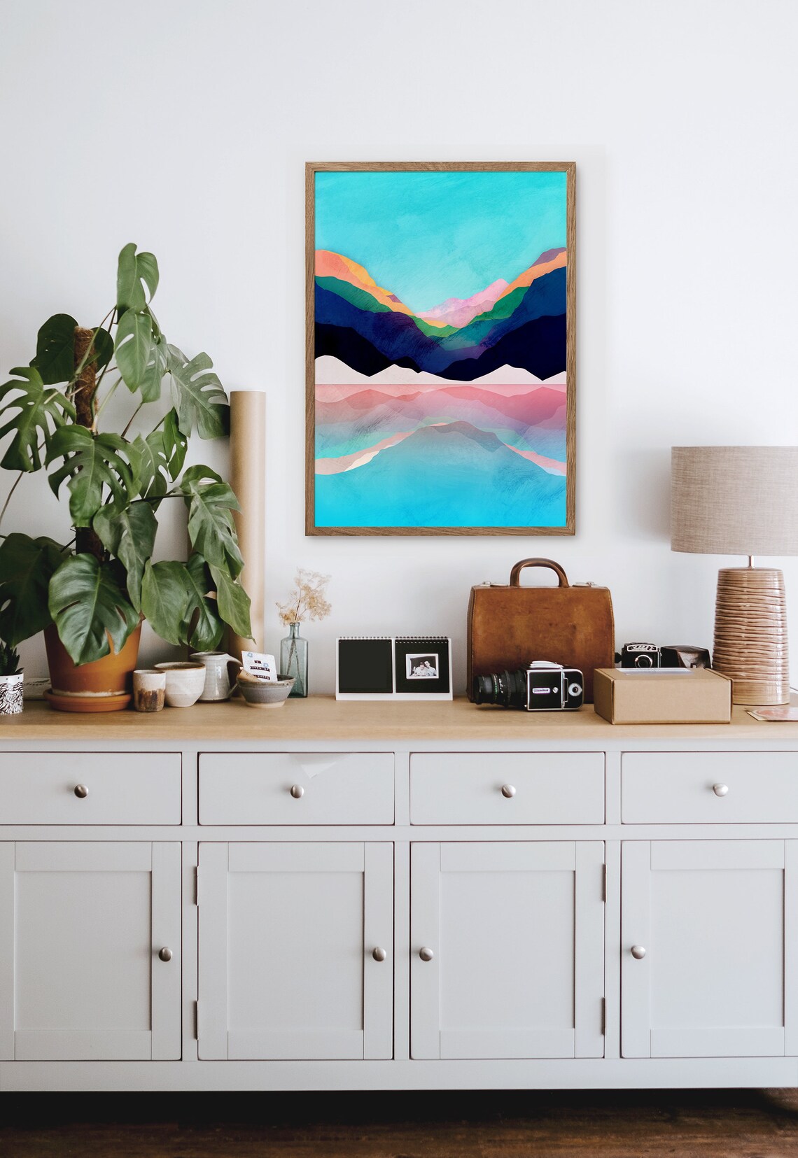Mountain Landscape Art Print, Nature Wall Decor - Image 2