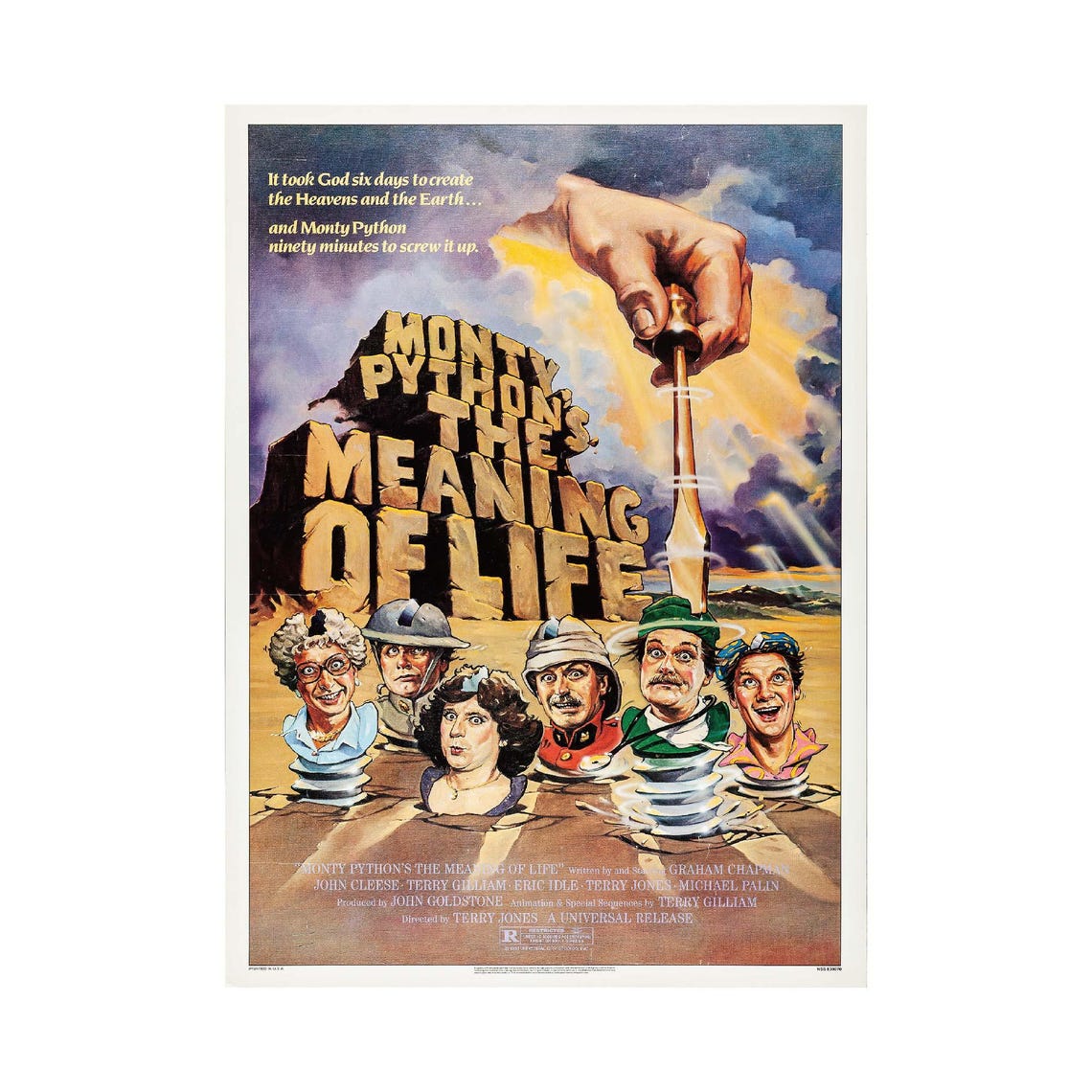 Monty Python's The Meaning of Life 1983 Classic Comedy Movie Poster - Image 2