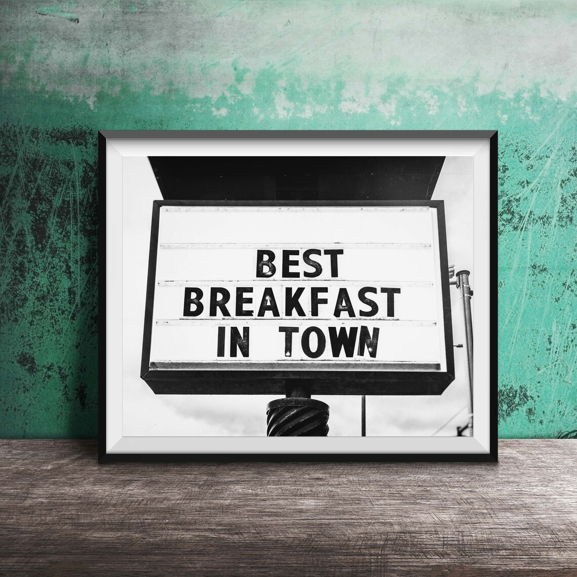 Best Breakfast In Town Photography Print, Modern Kitchen Decor - Image 2