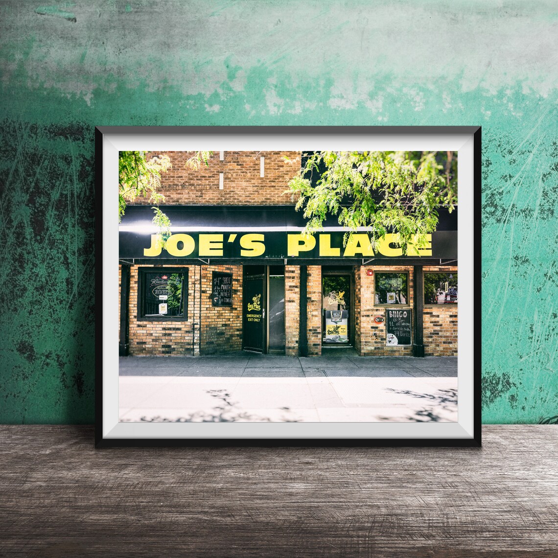 Joe's Place Iowa City, Iowa Restaurant Sign Art Print