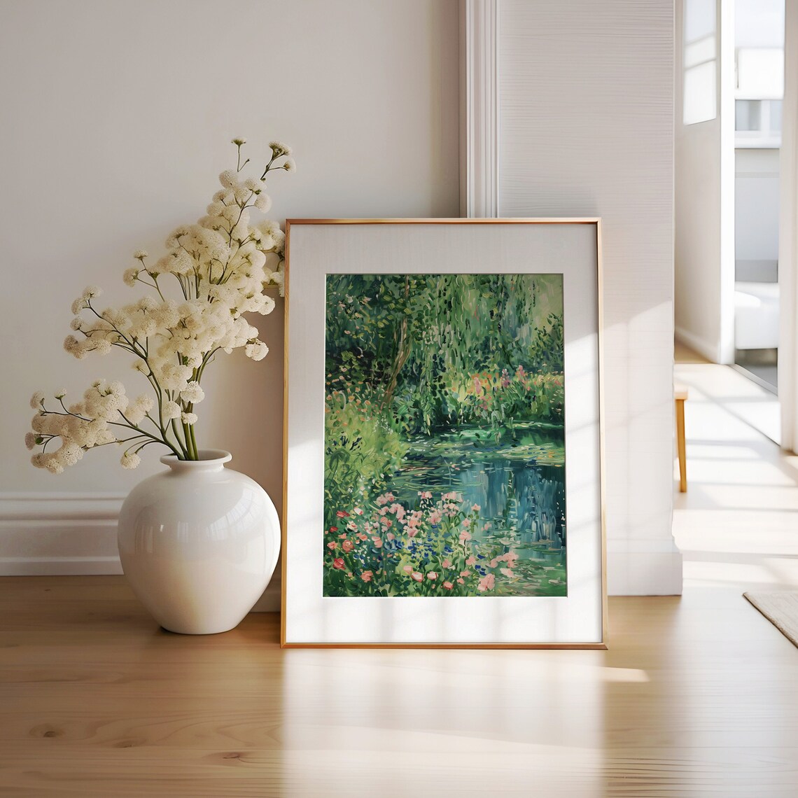 Monet-Inspired Giverny Garden Landscape Art Print