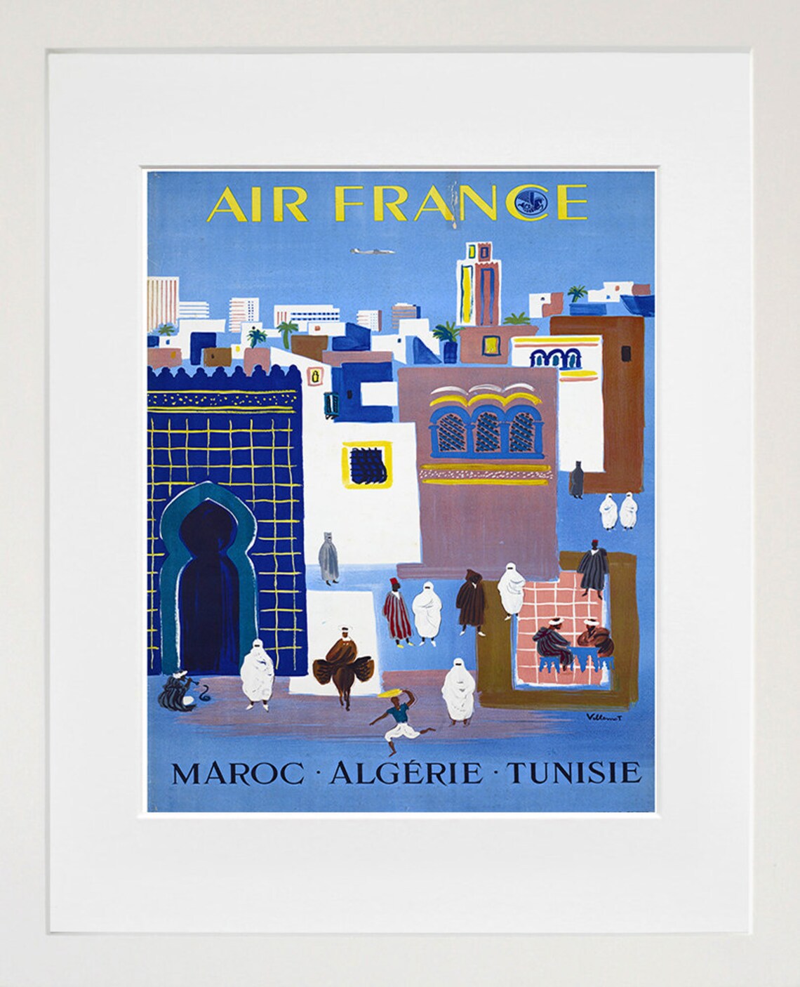 Morocco Travel Poster, Africa Home Decor Print