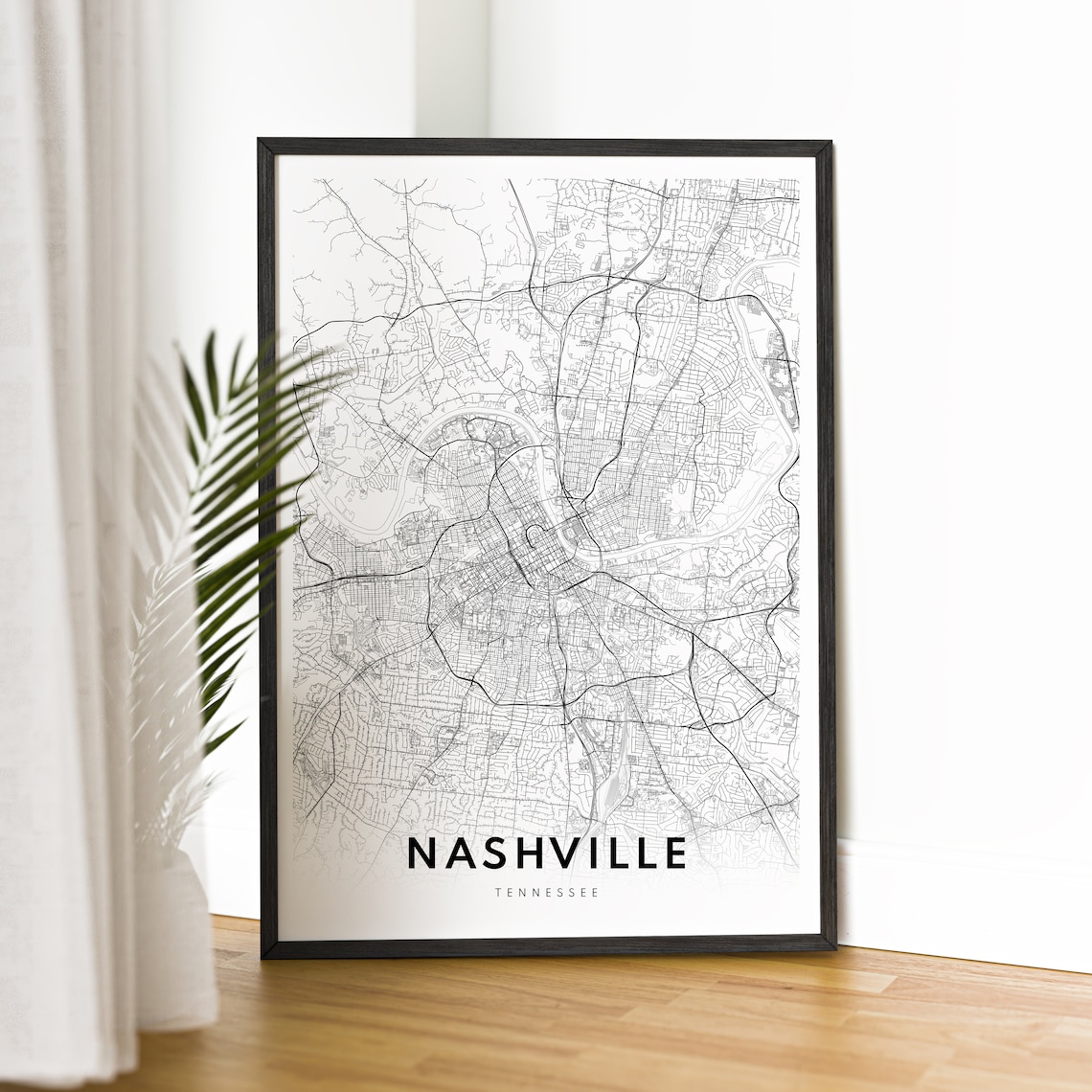 Nashville Map Poster, Nashville USA Travel Map - Image 2