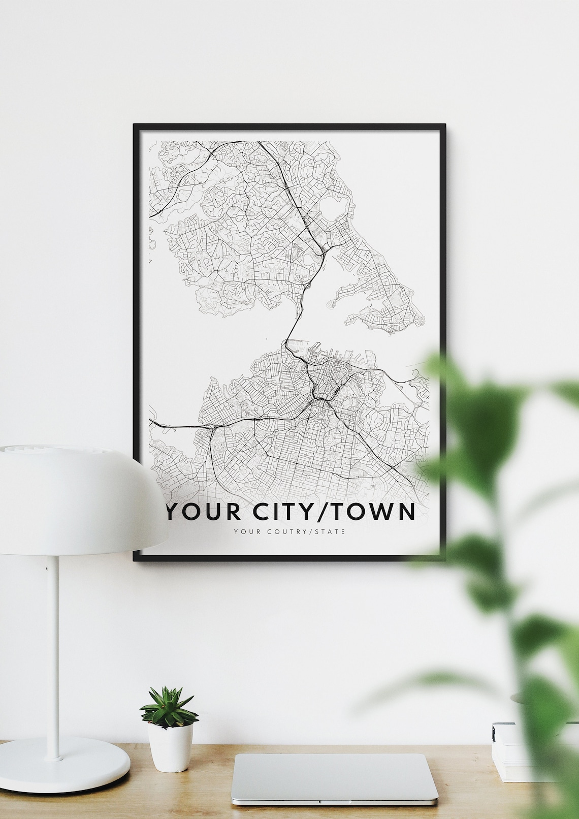 Custom City Map Personalized Map Poster - Image 2
