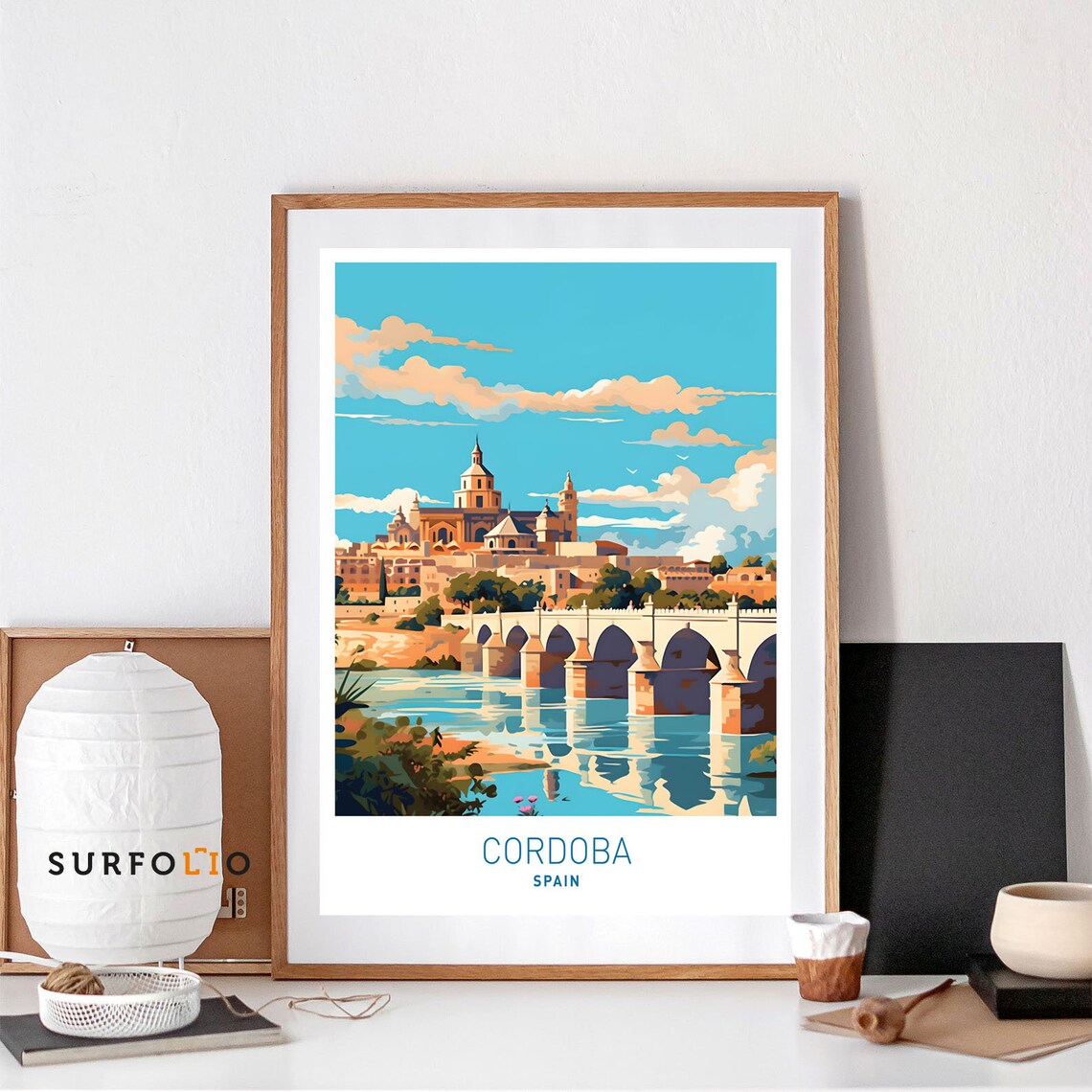 Córdoba Spain Mosque Cathedral, Travel Poster