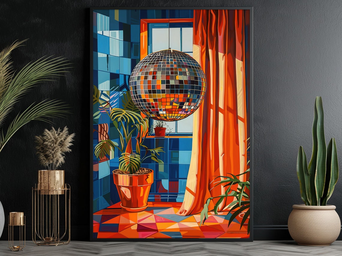 Matisse Disco Ball Painting Matisse Print Matisse Disco Ball Poster Matisse Wall Art - Image 3