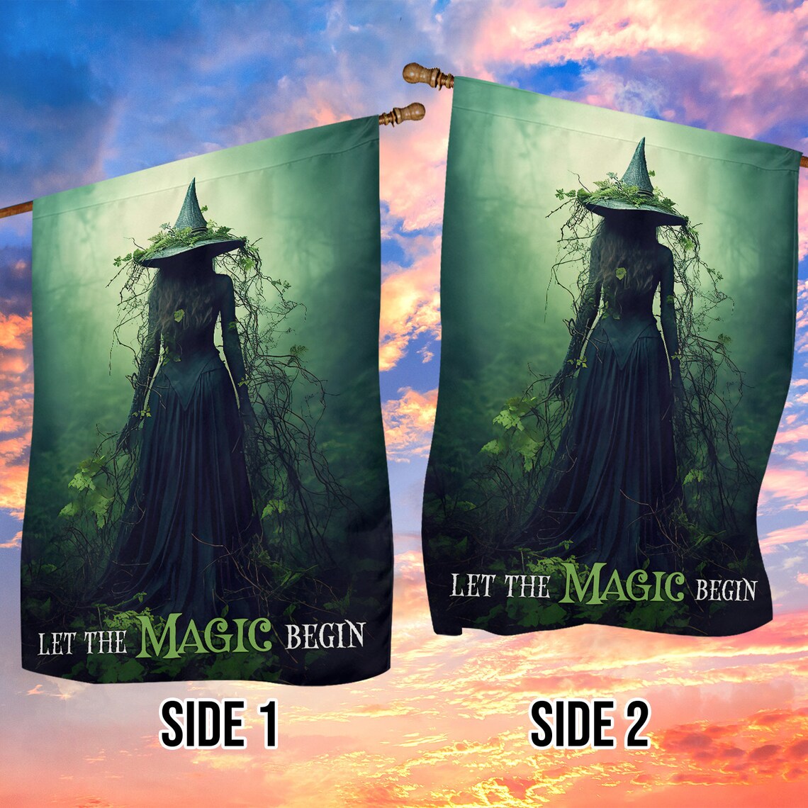 Witch Garden Flag, Bewitching Halloween Poster - Image 5