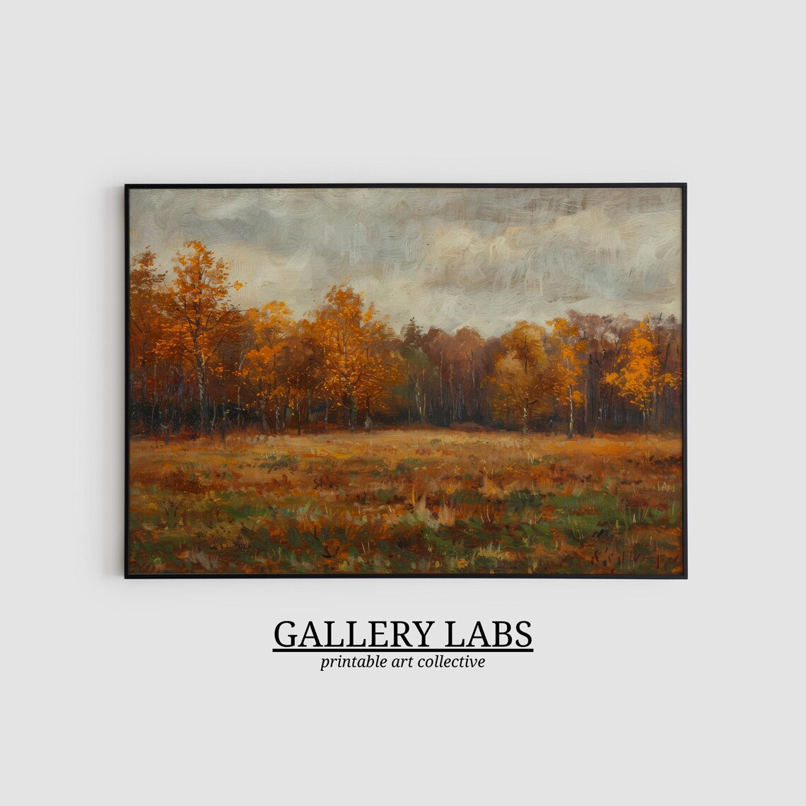 Forest Wall Art Fall Decor Moody Autumn Print Cabin Decor Fall Wall Art Rustic Home Decor Art - Image 2