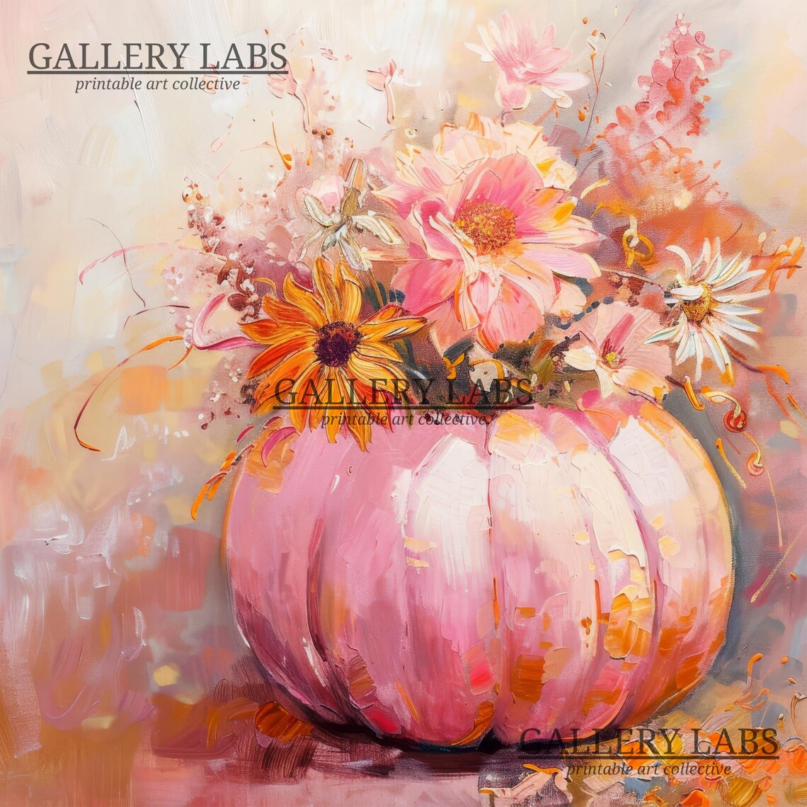Pumpkin Decor Fall Art Print, Maximalist Autumn - Image 4