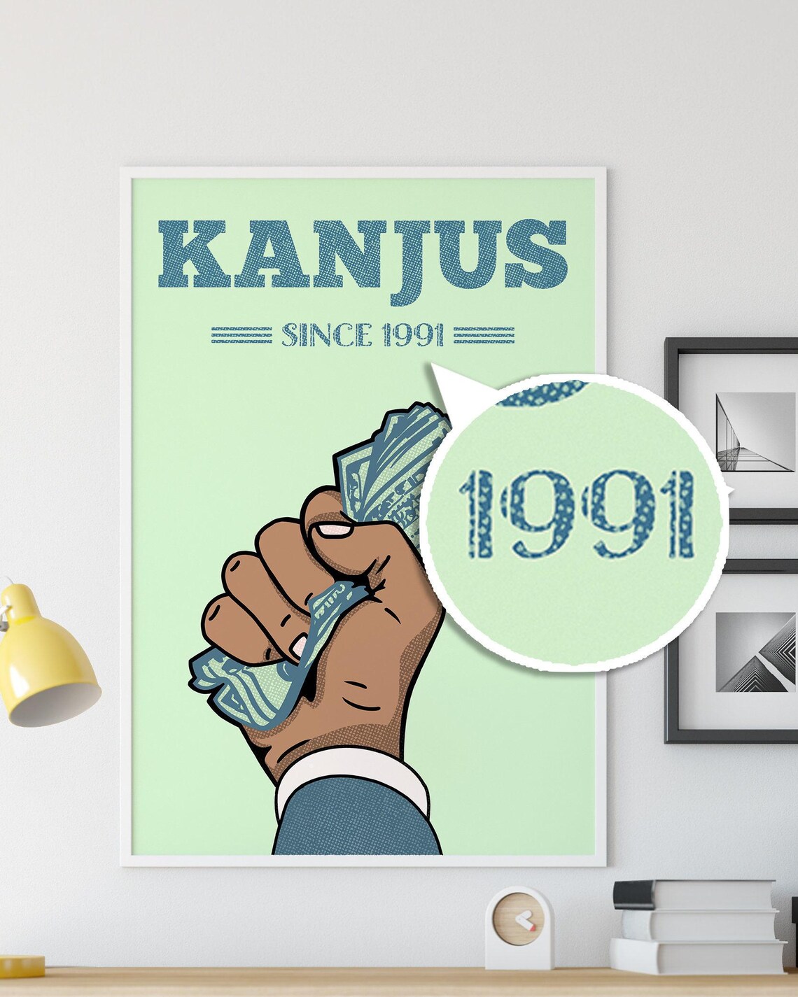 Kanjus Personalised Indian Desi Poster Print - Image 5