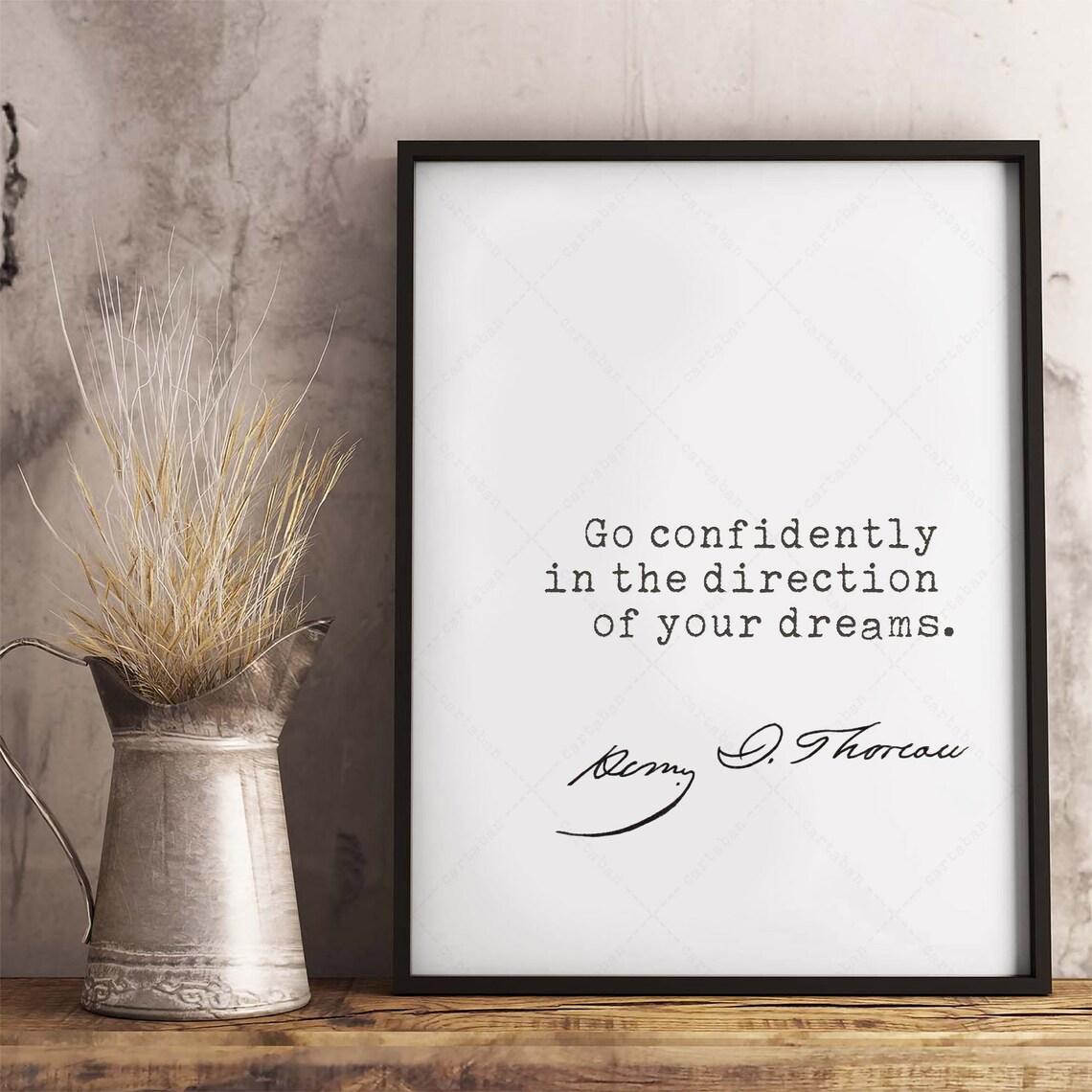Henry David Thoreau Go Confidently In The Direction Of Your Dreams Poster - Image 3