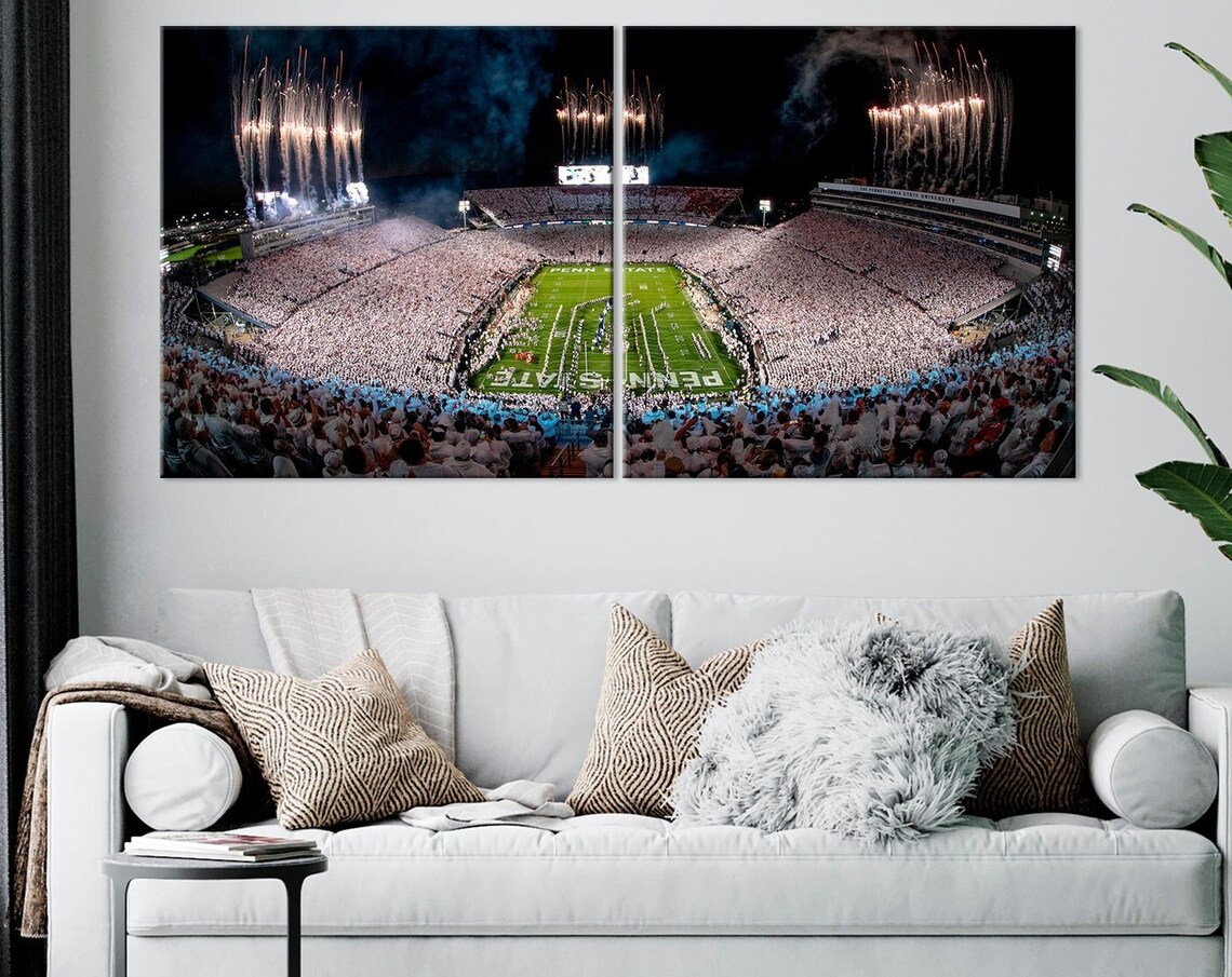 Penn State Football, Beaver Stadium Wall Art Print