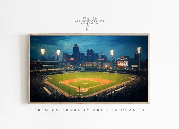 Ballpark Under The Lights, Retro Stadium Scene