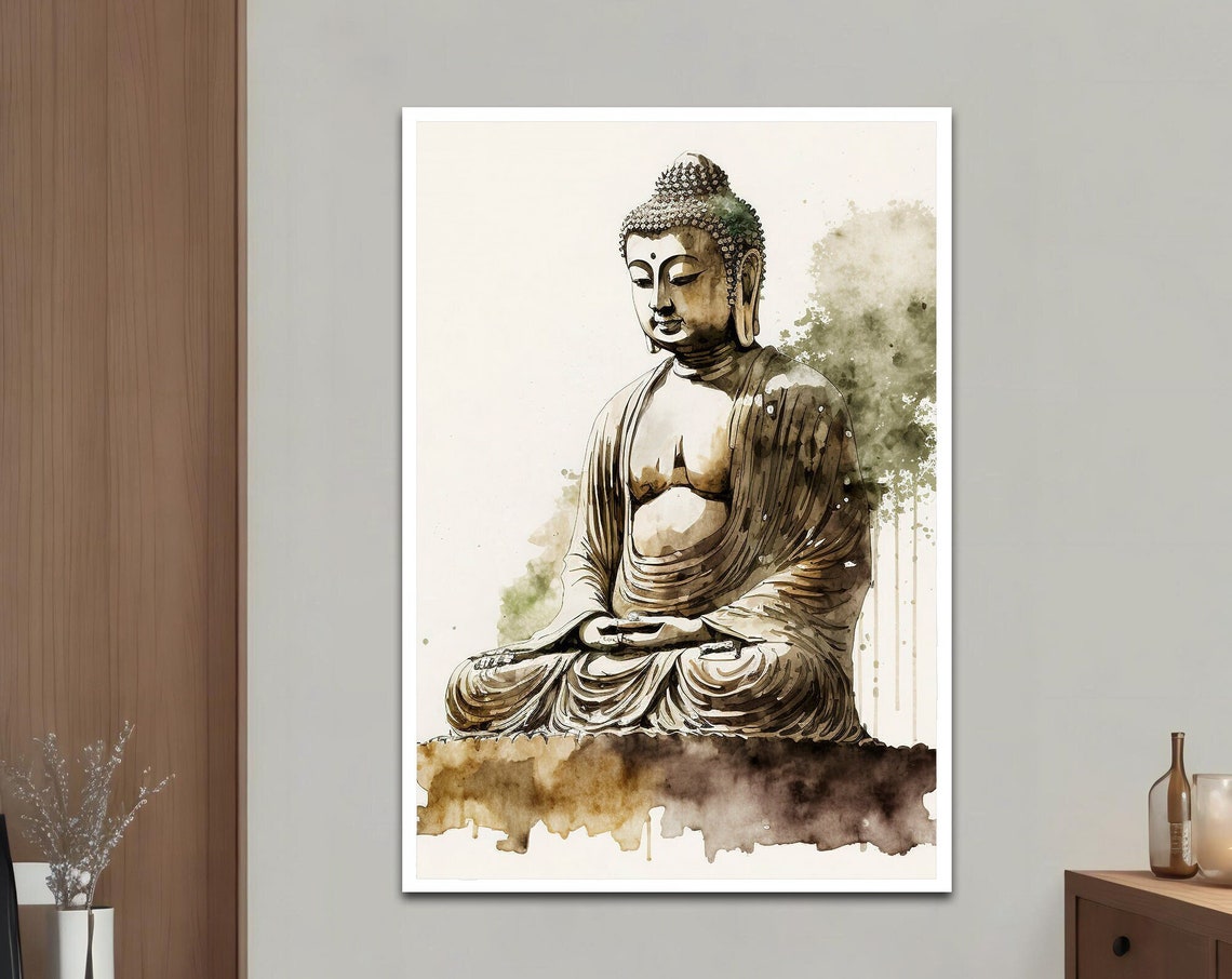 Buddha Meditation Art Print
