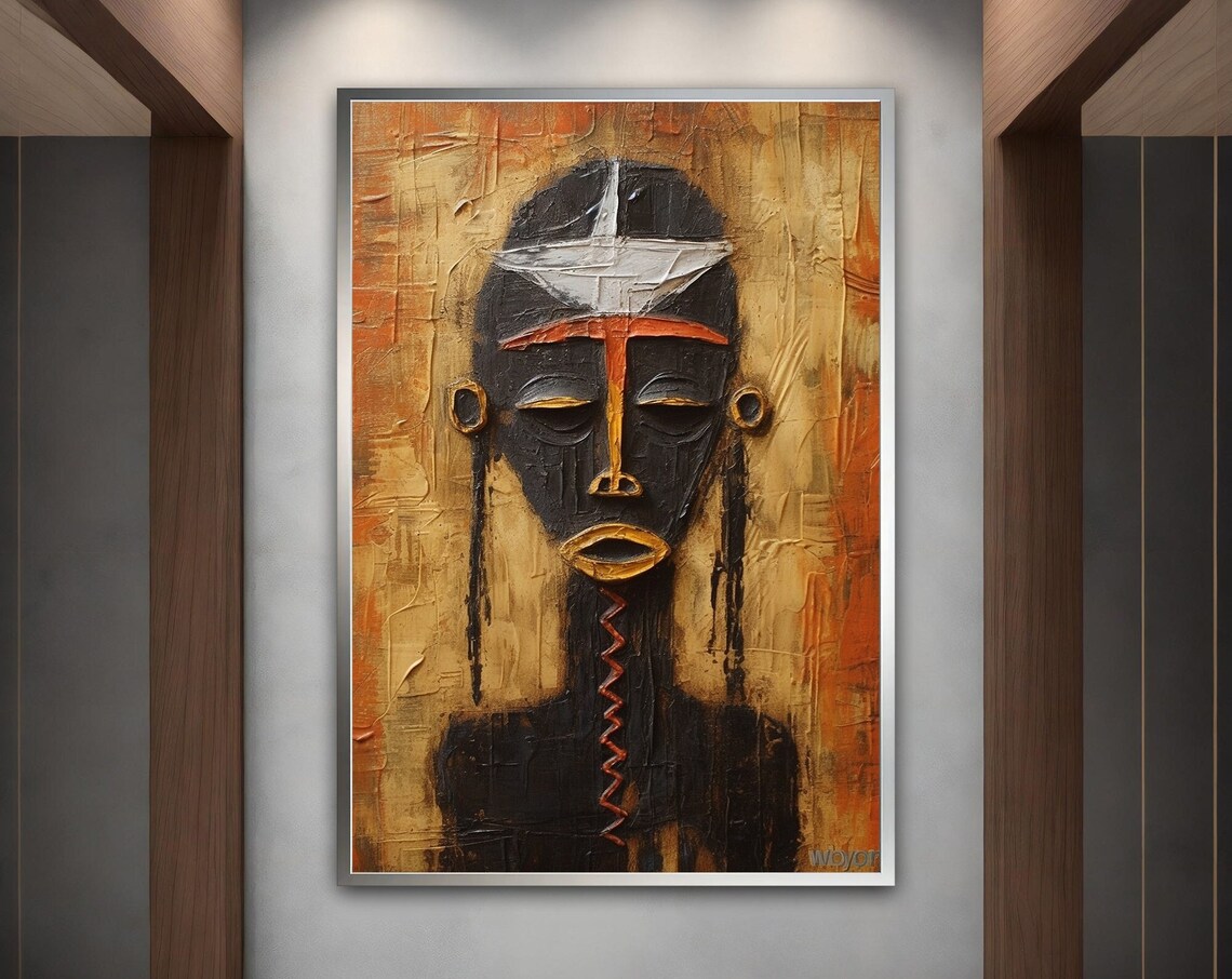 Ethnic Wall Art Ethnic Wall Decor African Wall Art African Print Ethnic Ethnic Painting Print