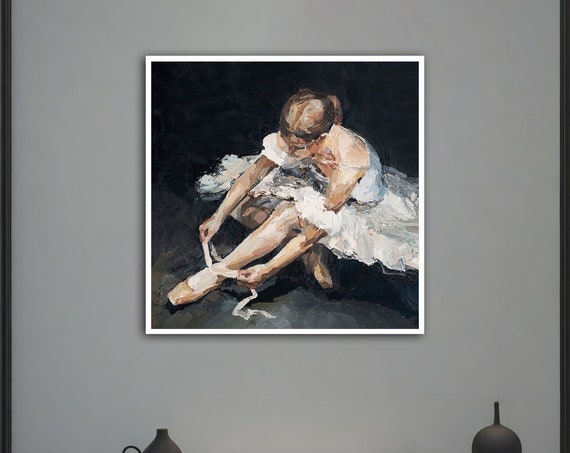 Ballerina Wall Art Ballerina Print Dancing Ballerina Abstract Wall Art Ballerina Ballerina Print
