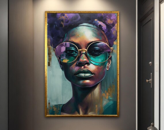 African Woman Modern Wall Art Ethnic Wall Art Ethnic Wall Decor African Woman Ethnic