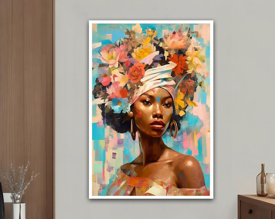 Ethnic Wall Art Ethnic Wall Decor African Wall Art African Print Ethnic Ethnic Painting Print