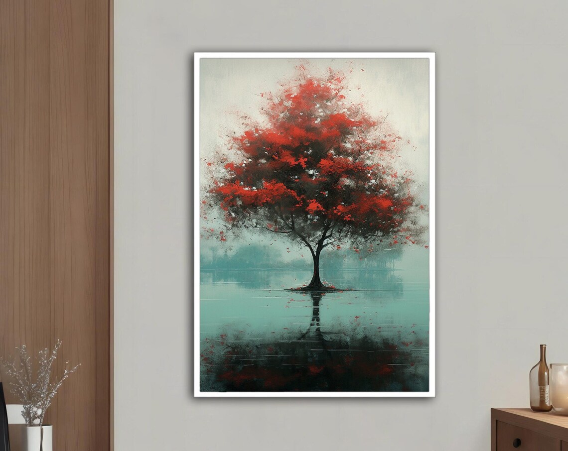 Abstract Tree, Modern Wall Art Print