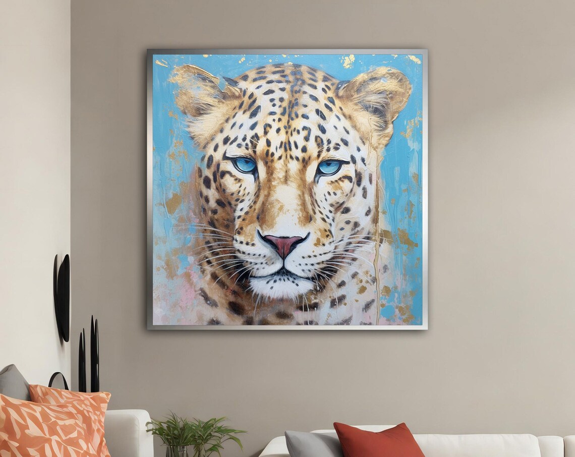 Leopard Print, Colorful Leopard Wall Art