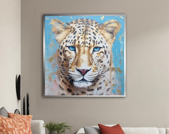 Leopard Print, Colorful Leopard Wall Art