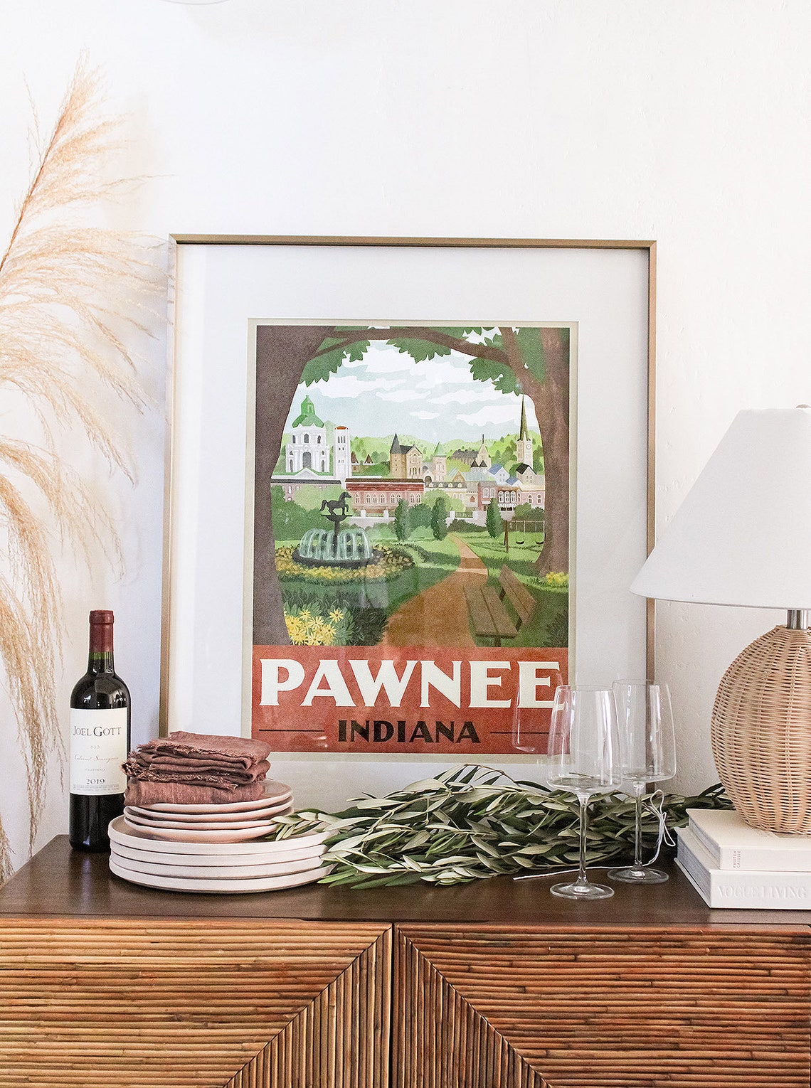 Pawnee Indiana Travel Poster, Parks and Rec Department - Image 4