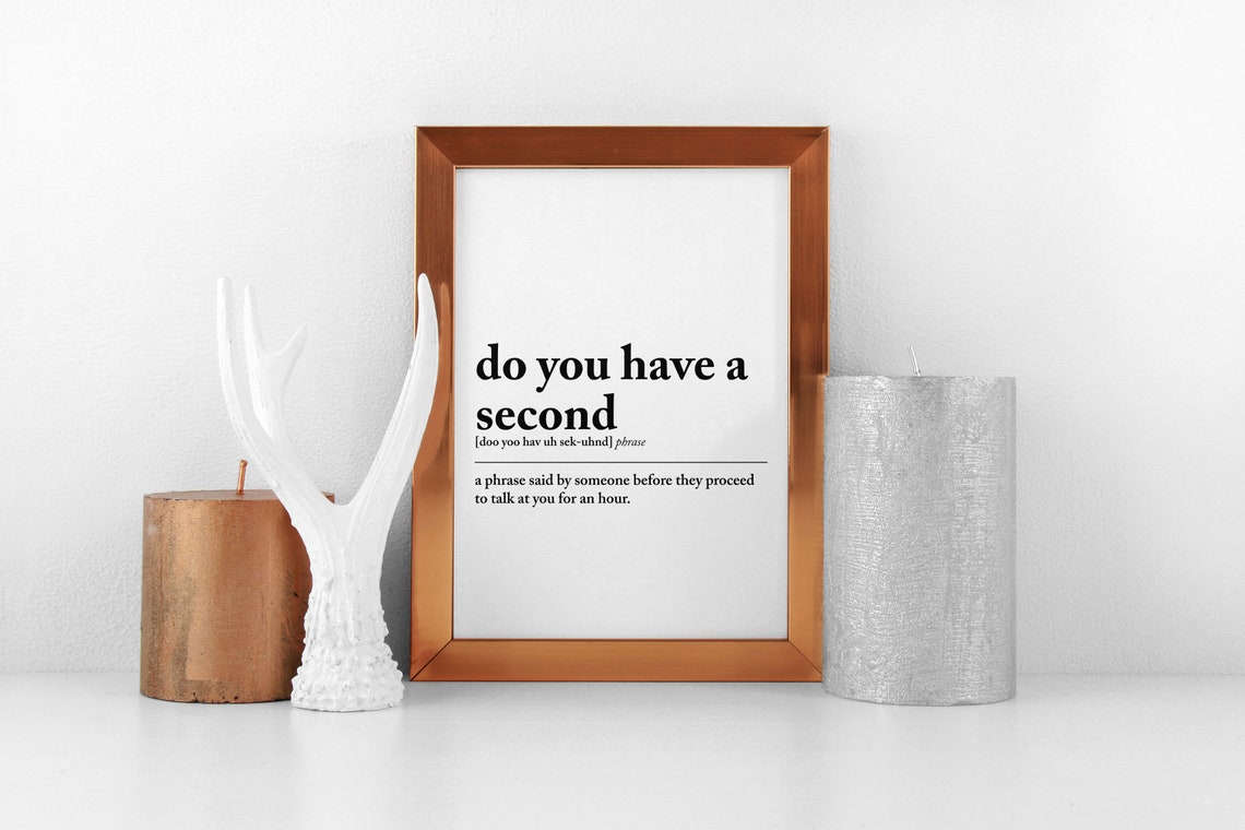 Office Wall Art Cubicle Decor Funny Home Office Decor Definition Print Office Decor For Wall Print - Image 2
